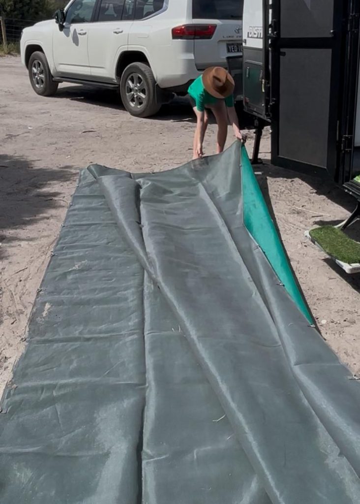 Cgear camping mat for outdoor and campsite use Cgear sand free camping mat for camping and caravanning Cgear outdoor camping mat suitable for beach and bush camping