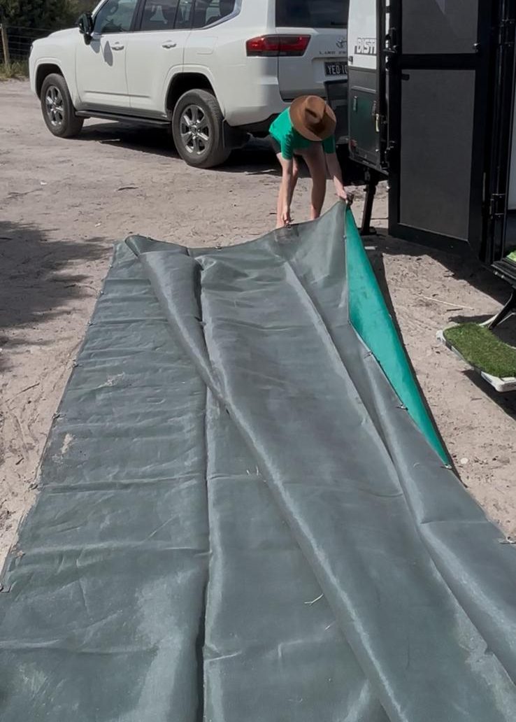 Cgear camping mat for outdoor and campsite use Cgear sand free camping mat for camping and caravanning Cgear outdoor camping mat suitable for beach and bush camping